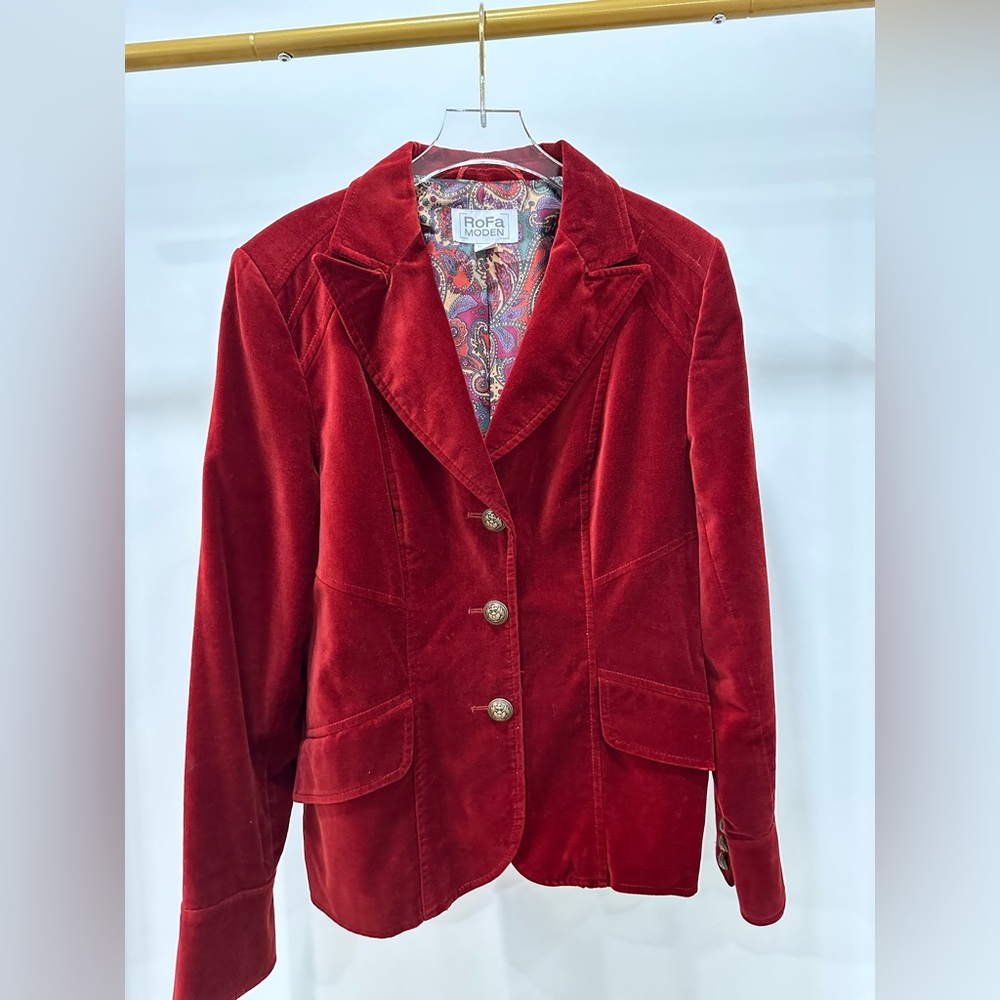 Rofa Moden Velvet Blazer